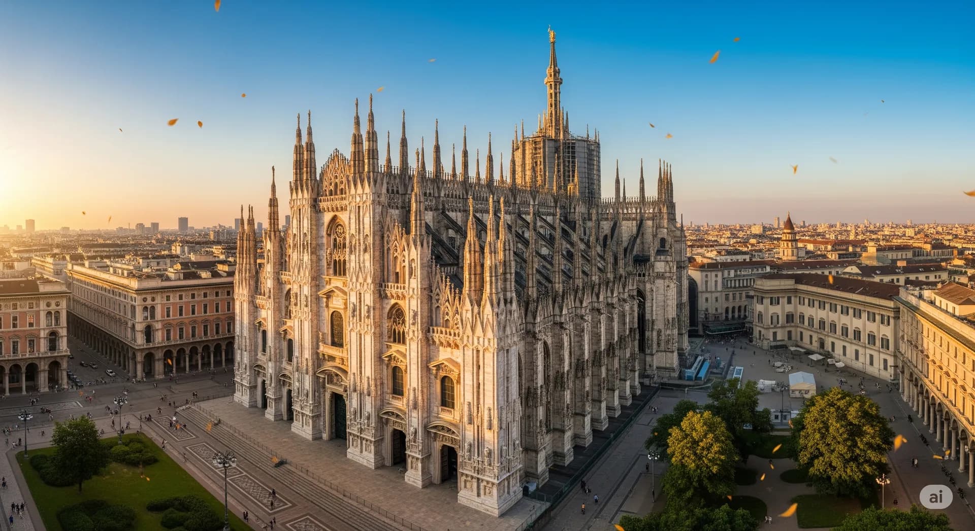 Milan, Italy — First Class flight destination