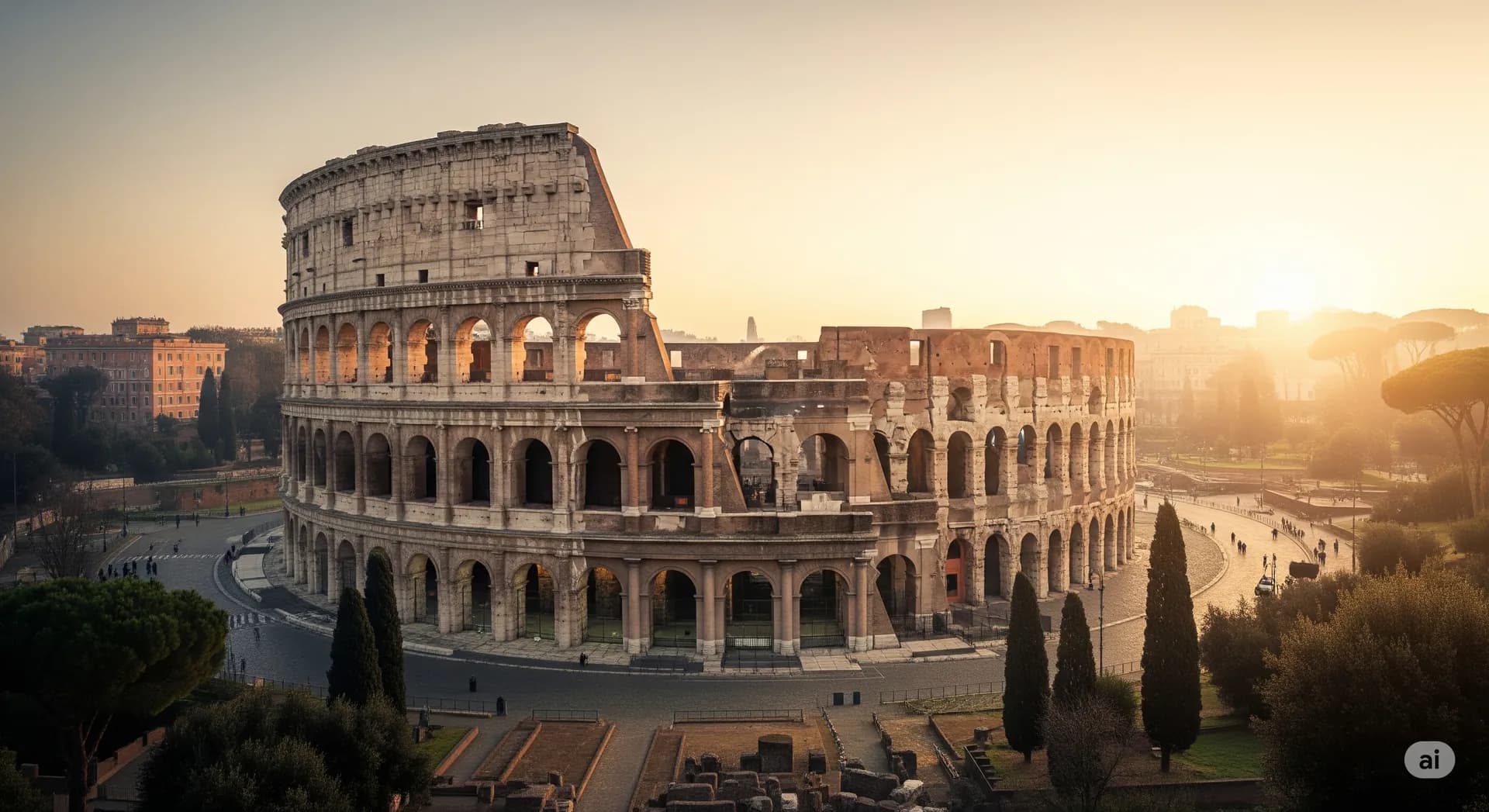Rome, Italy — First Class flight destination